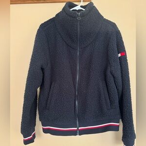Tommy Hilfiger Navy Teddy Jacket